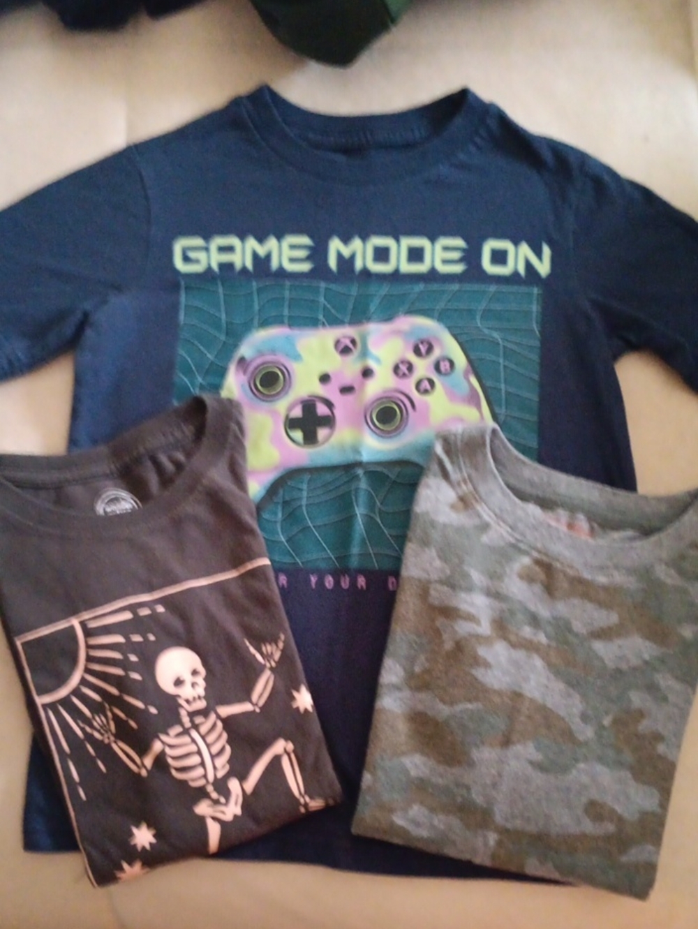 Boys Set Of 3 T Shirt Bundle